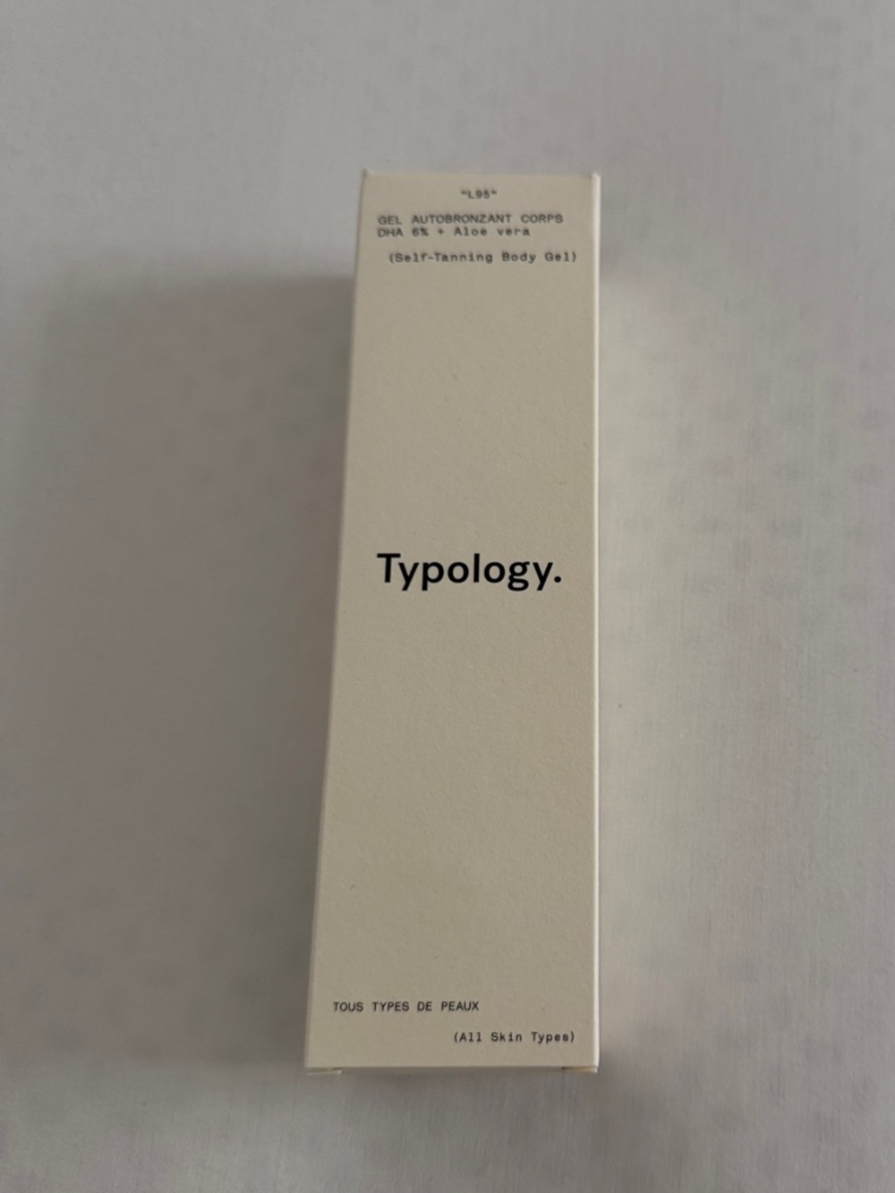 Typology Self-Tanning Body Gel — Natural Cream Shade